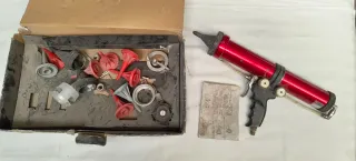Pistola Neumática y Accesorios para masillas