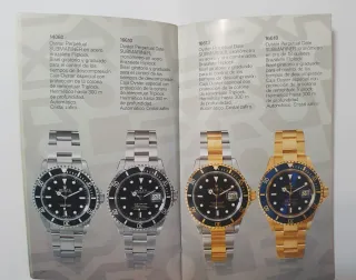 Catálogo Rolex Oyster