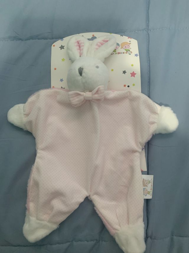 Doudou Conejito Gamberritos Rosa Estrellas