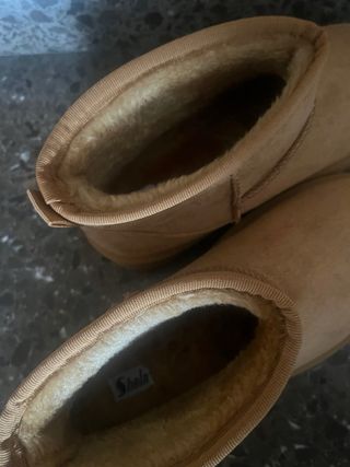Botines beige/marrón nuevos