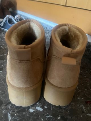 Botines beige/marrón nuevos
