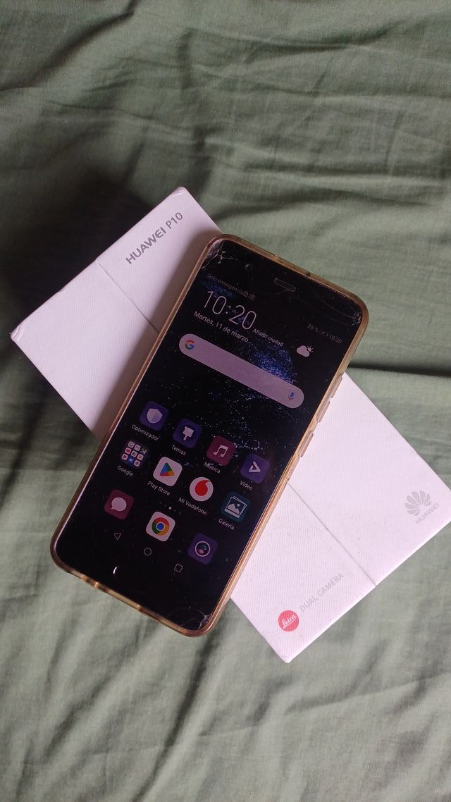 Huawei P10 Negro/Dorado