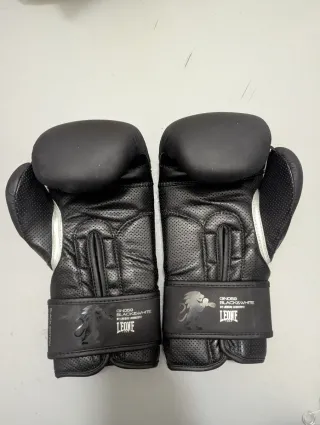 Guantes Boxeo Leone 1947 10oz Negros
