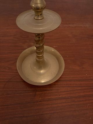 Antigua Lámpara de Aceite (Vigla/Kandili) de Latón