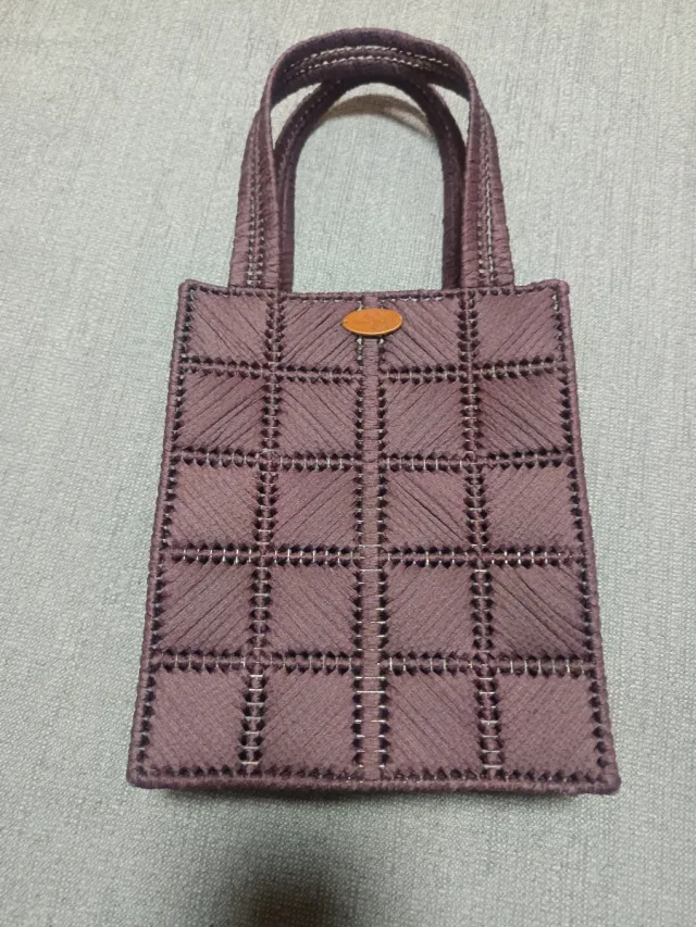 Bolso de trapillo hecho a mano