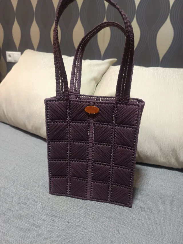 Bolso de trapillo hecho a mano