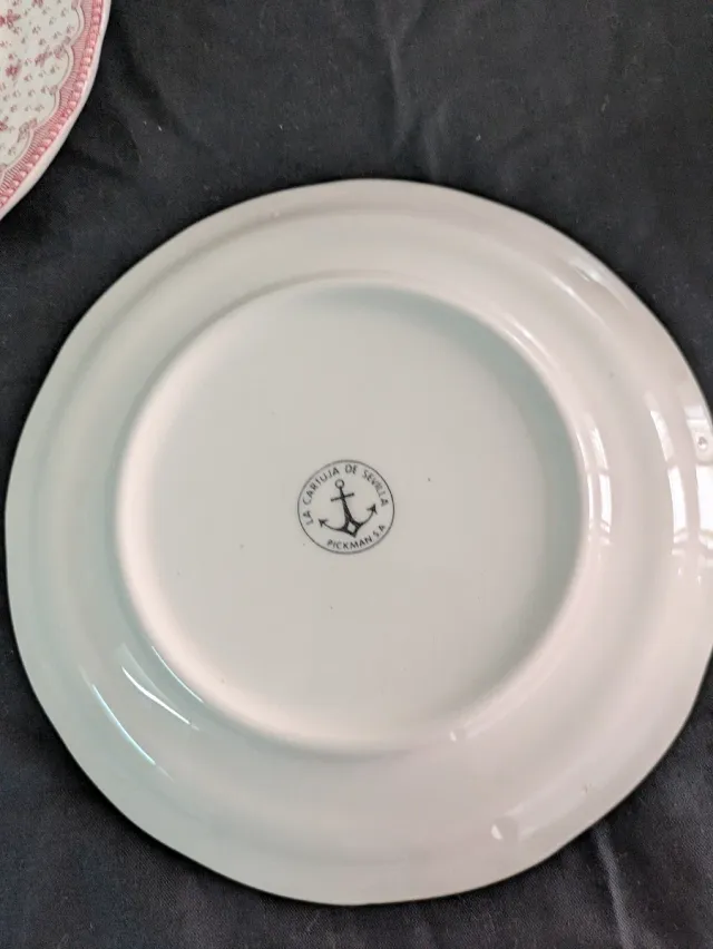 Platos de postre La Cartuja