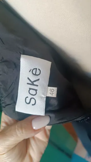 Completo abito/giacca/stuola nero/argento