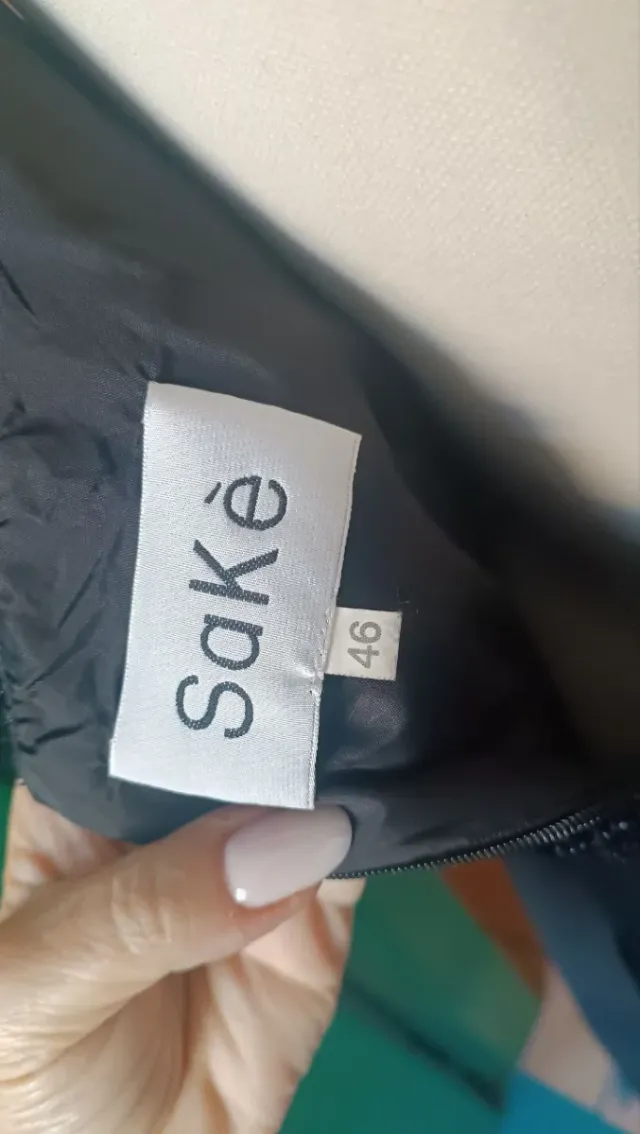 Completo abito/giacca/stuola nero/argento