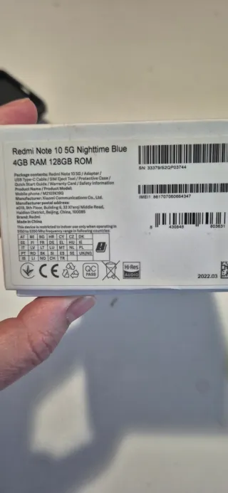Xiaomi Redmi Note 10 5G Azul/Violeta