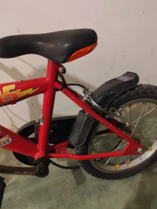 Bicicleta infantil Cars 95 roja