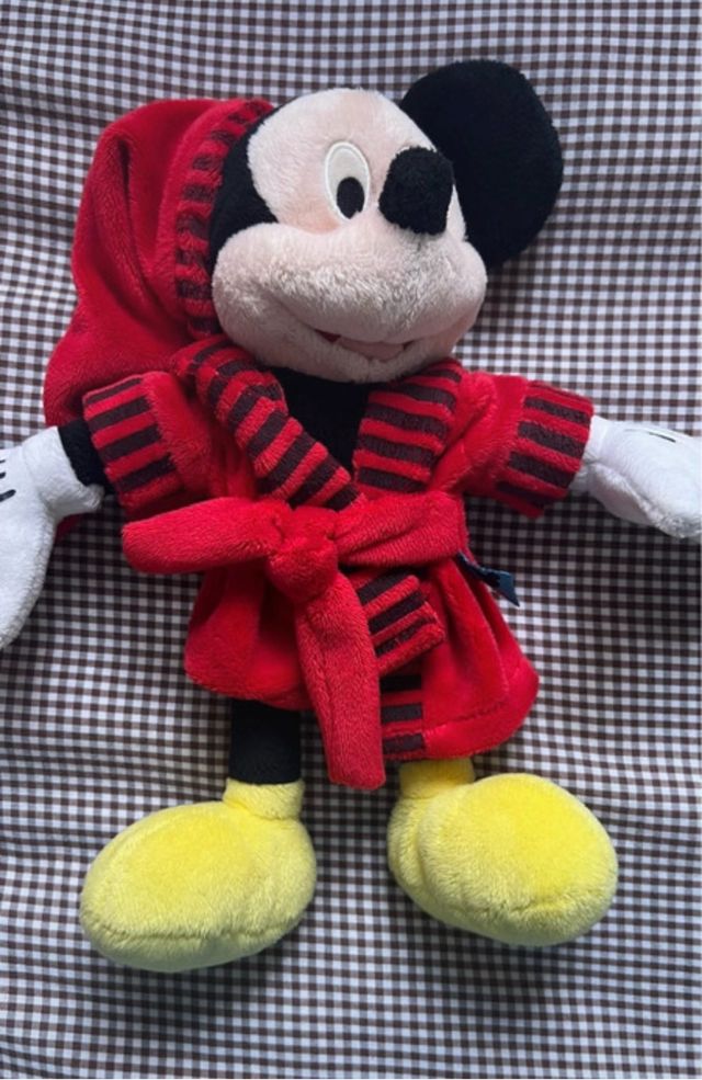 Peluche Mickey Mouse Pijama Rojo