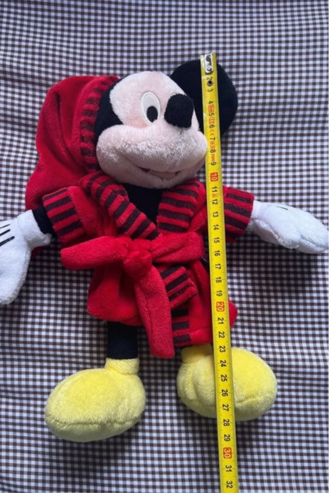 Peluche Mickey Mouse Pijama Rojo