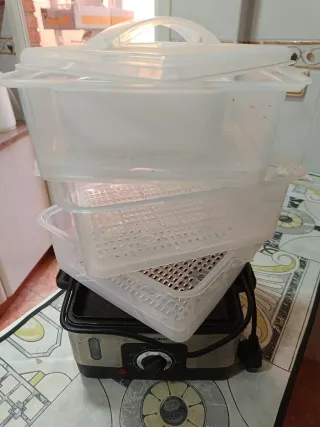 Cocedor al vapor eléctrico