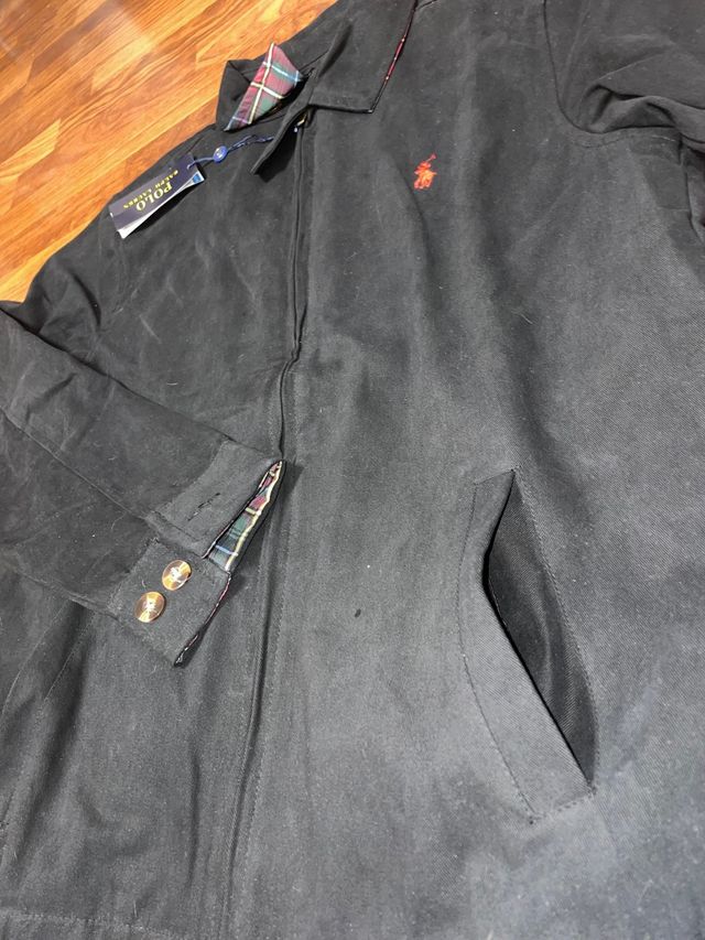 Chaqueta Polo Ralph Lauren Negra Talla L Todo ok