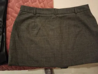 Falda pantalón Stradivarius gris Talla XL