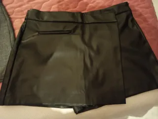 Falda pantalón Stradivarius gris Talla XL