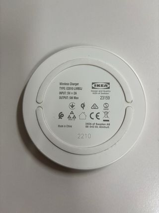 Cargador Inalámbrico IKEA LIVBOJ Qi