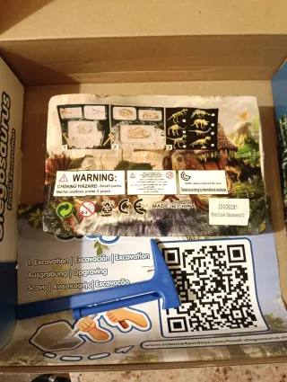 Juego Excavación Fósil Stegosaurus Science4you