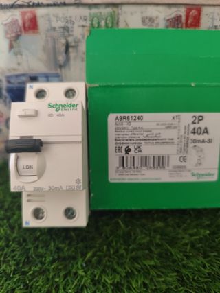 Interruptor Diferencial Schneider 2x40A-SI
