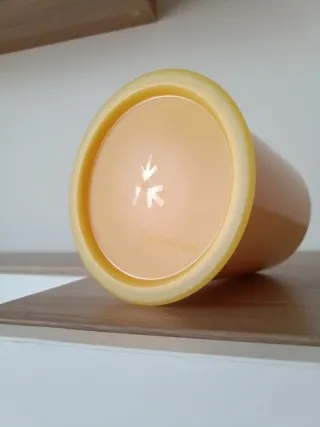 Contenitore Tupperware Giallo Trasparente