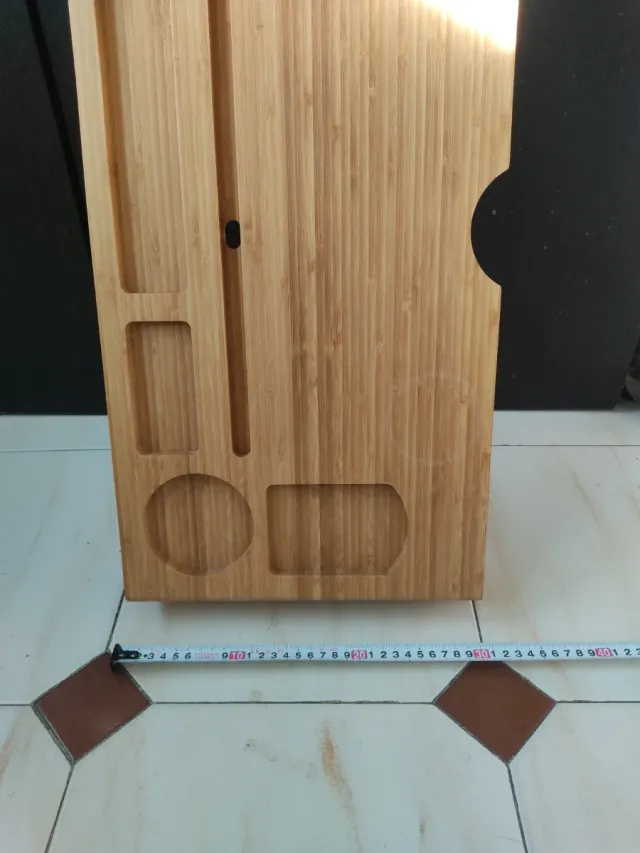 Mesita ordenador bambú madera