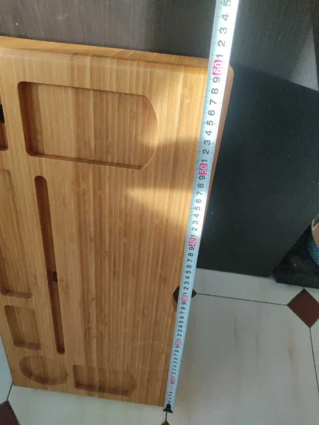 Mesita ordenador bambú madera