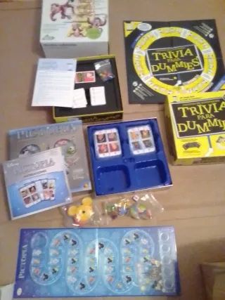 Lote 3 Juegos: Pictopia, Trivial, Disney