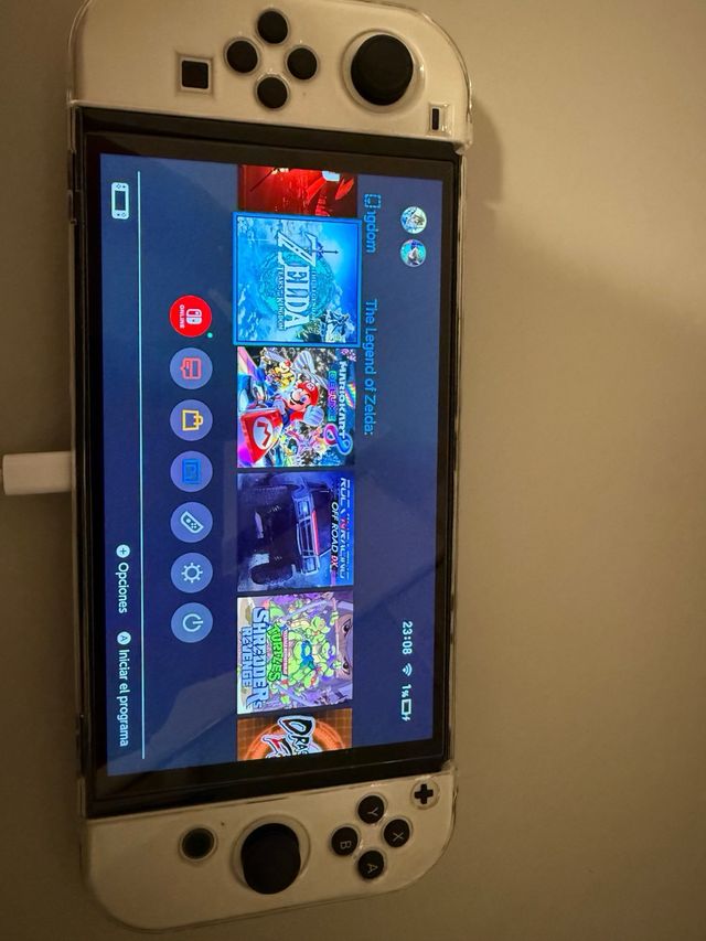 Nintendo Switch OLED Blanca + 1000 juegos