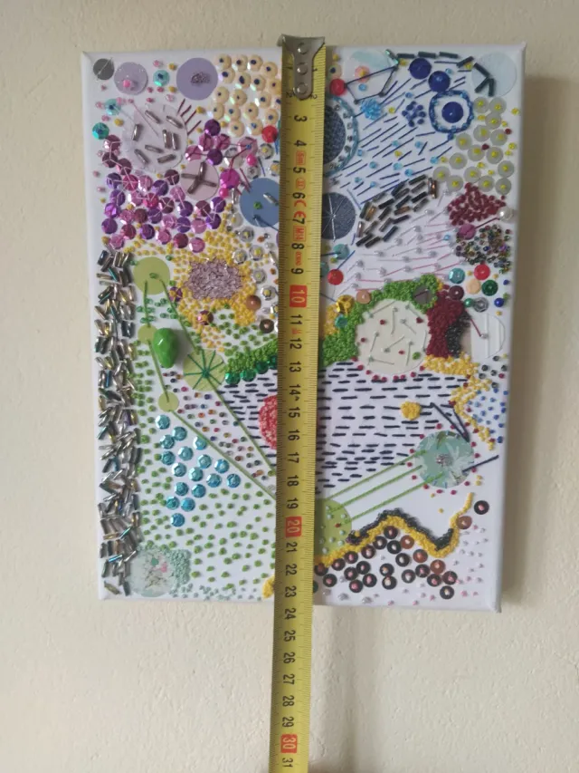 Cuadro Decorativo Abalorios