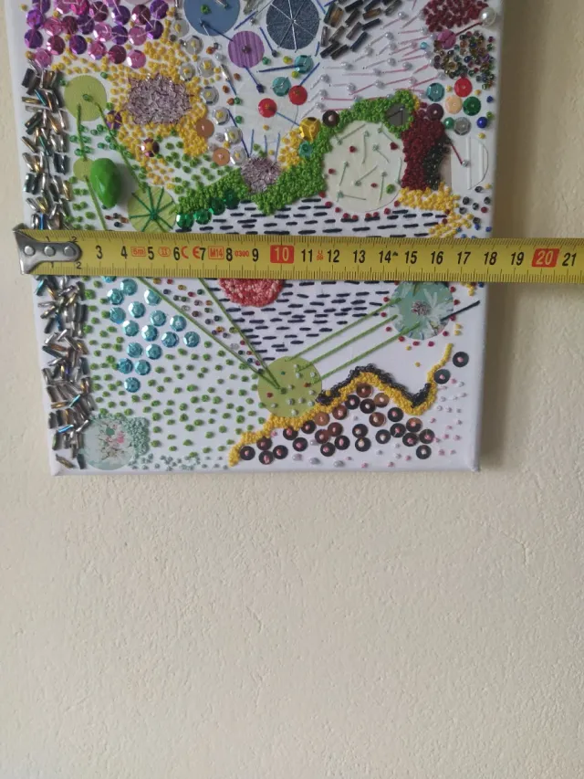 Cuadro Decorativo Abalorios