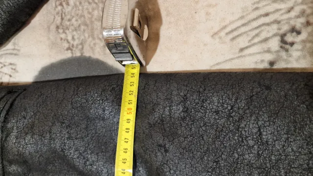 Gabardina di pelle nera con fodera