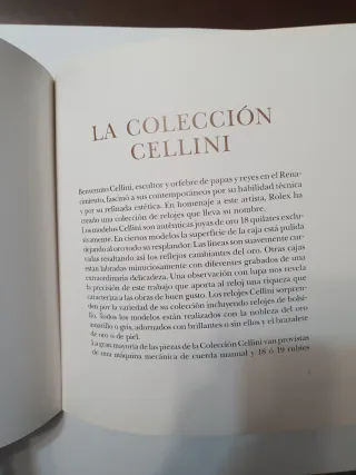 Catálogo Rolex Cellini