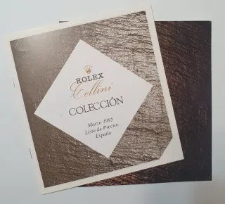 Catálogo Rolex Cellini