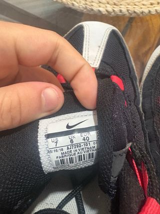 Nike Vapormax 95 Preto/Cinza/vermelho