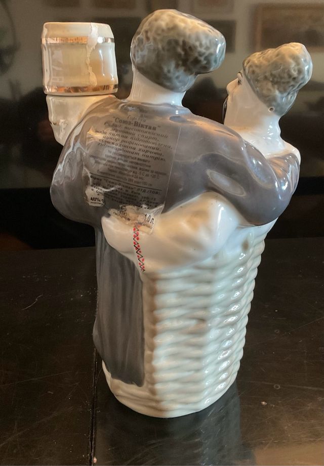 Decanter Vodka Porcellana Kiev Uomo