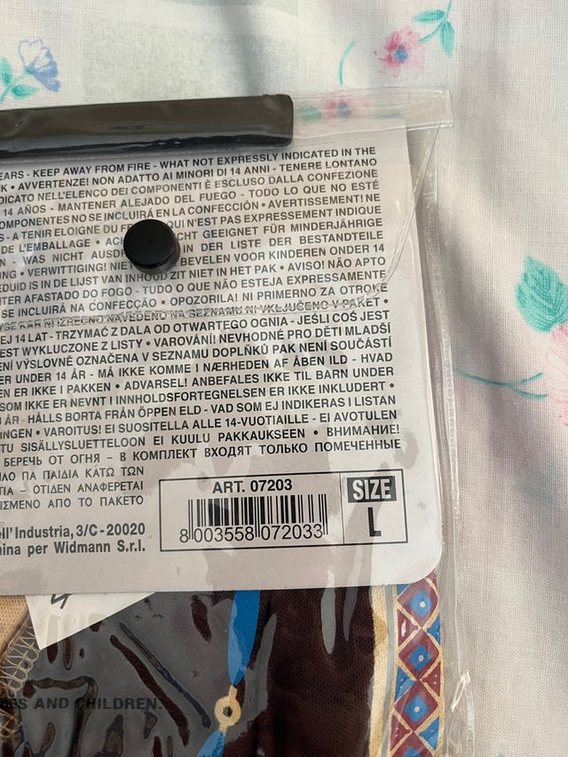 Disfraz India Mujer Talla L