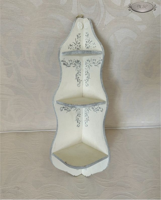 Mensola angolare Shabby Chic