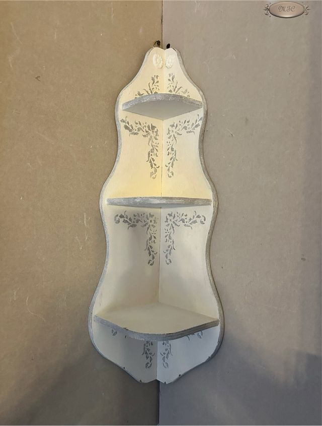 Mensola angolare Shabby Chic