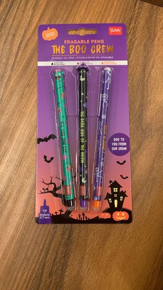 Set 3 penne cancellabili Halloween Legami