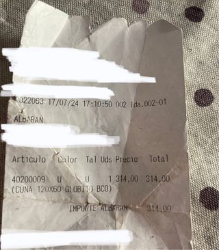 Cuna MI CUNA + colchón Andy my baby mattress