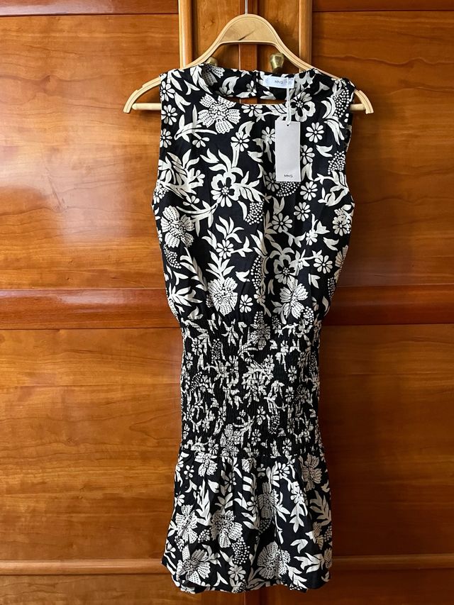 Vestido floral Mango Teen nuevo