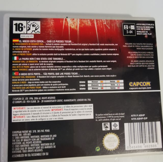 Resident Evil Deadly Silence Nintendo DS