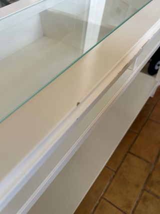 Consola Ikea Liatorp Blanca Cristal