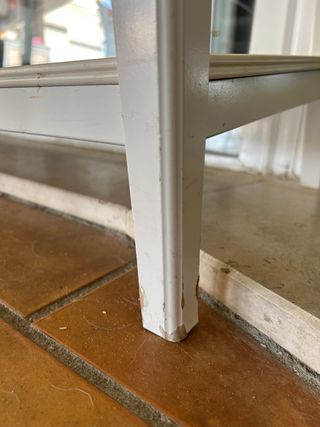 Consola Ikea Liatorp Blanca Cristal