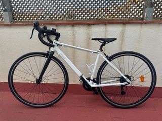 Bicicleta Carretera Triban Easy Blanca