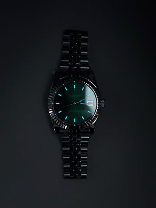 Seiko Mod Datejust Verde