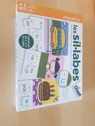 Joc de síl·labes Diset en català +5 anys