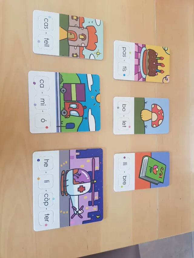 Joc de síl·labes Diset en català +5 anys