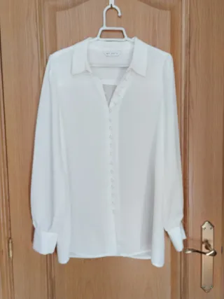 Camisa blanca de vestir